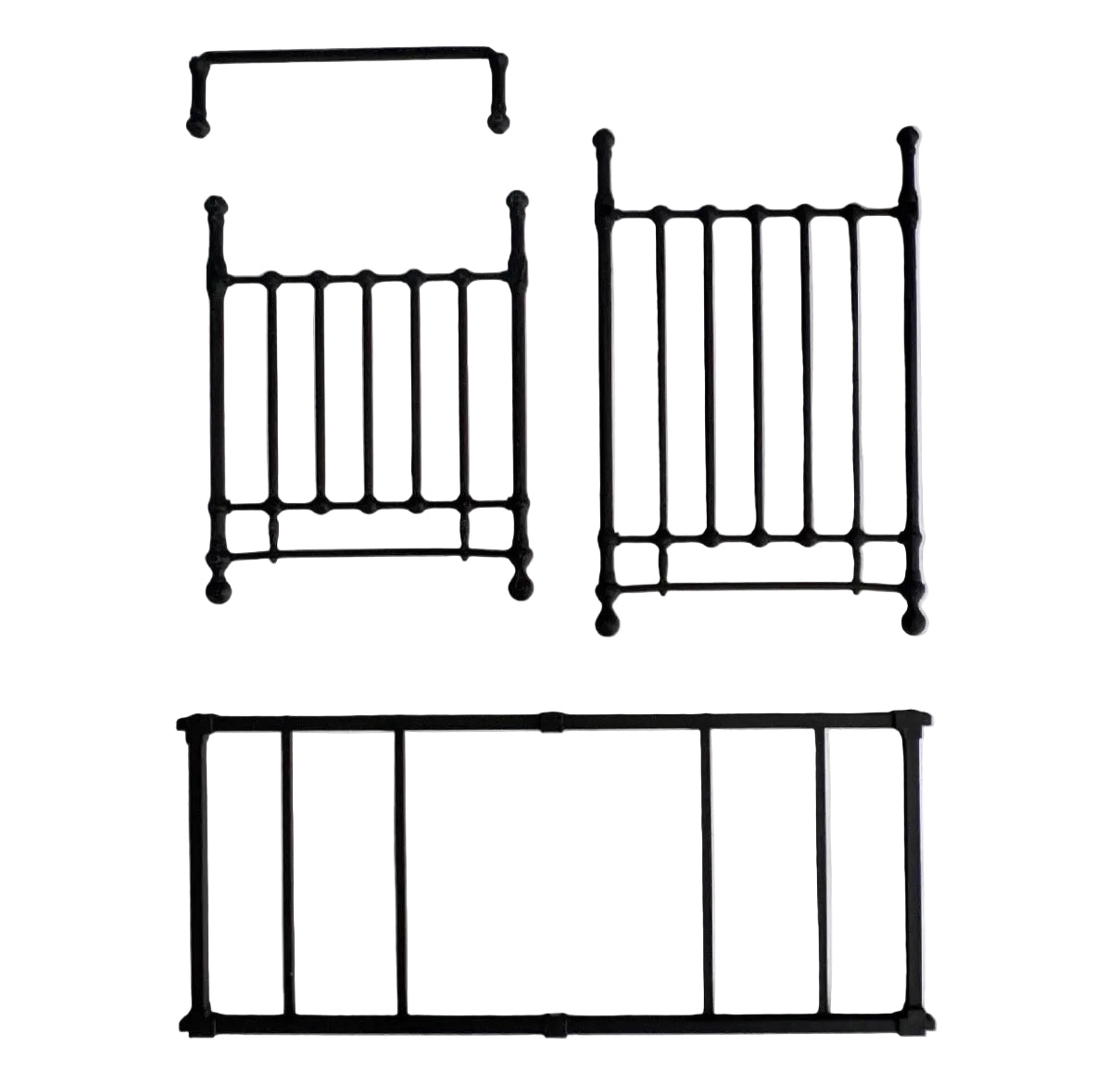 Fransk järnsäng skala 1:12